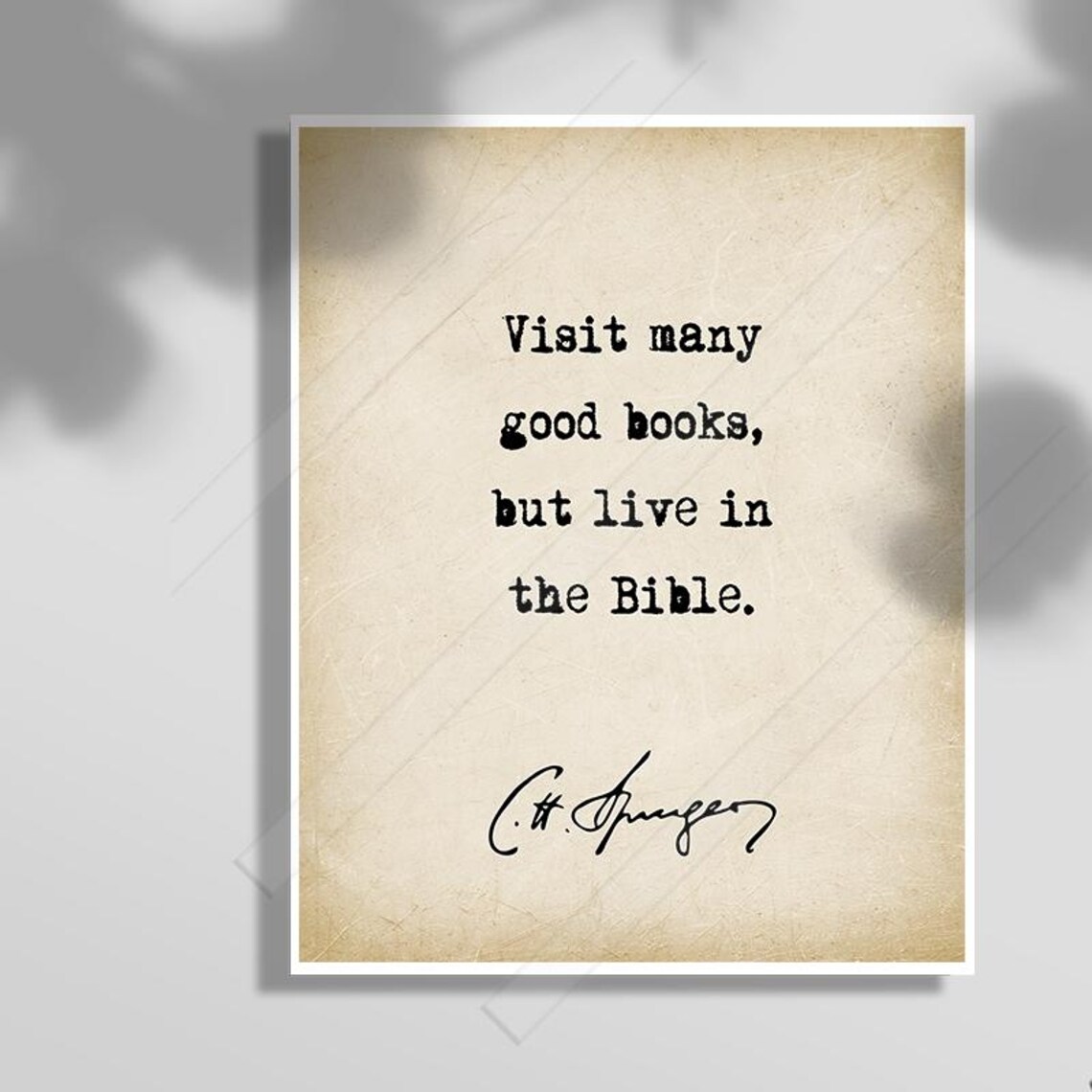 Charles Spurgeon Inspirational Christian Art Print - Image 3