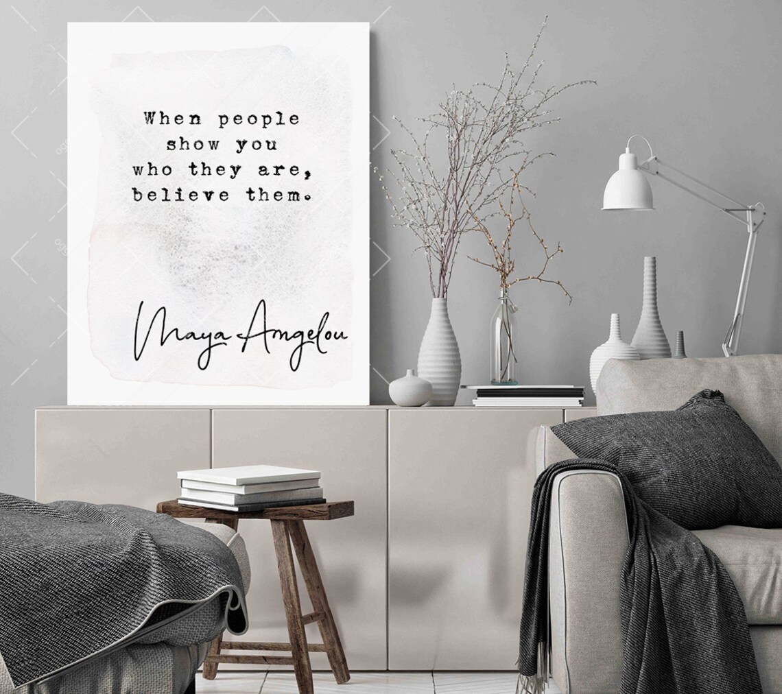 Maya Angelou Quote Art Print, Graduation Office Decor - Image 2