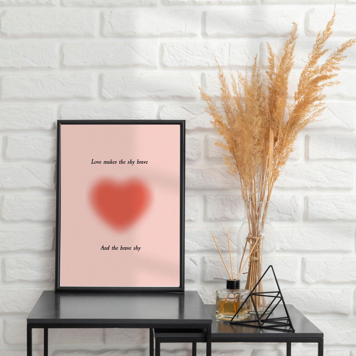 Love Art Print Positive Pink Print Positive Love Quote Print Spiritual Wall Art Positive Energy Art Manifestation - Image 3