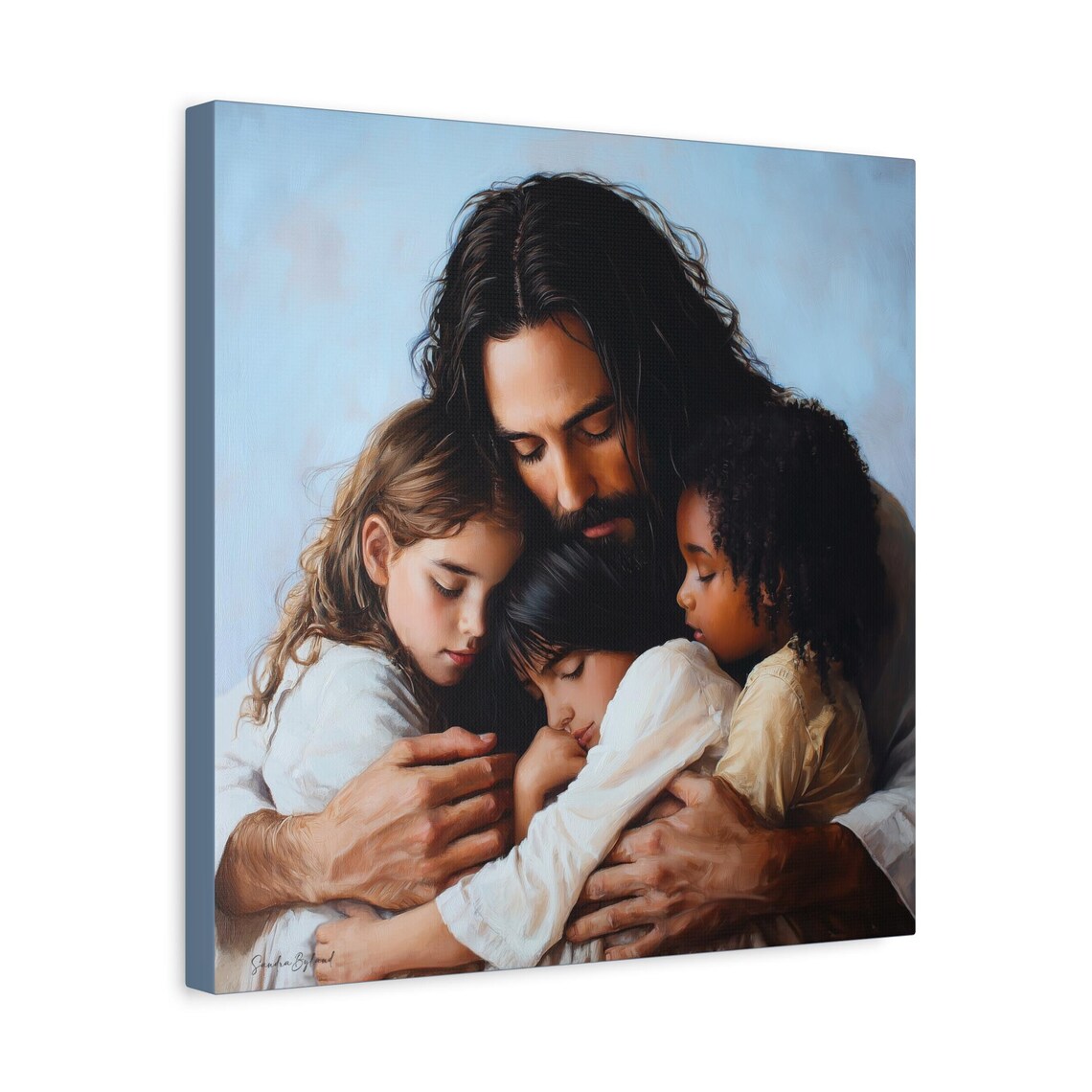 Jesus With Children Christian Print, Gift for Parents - Image 5