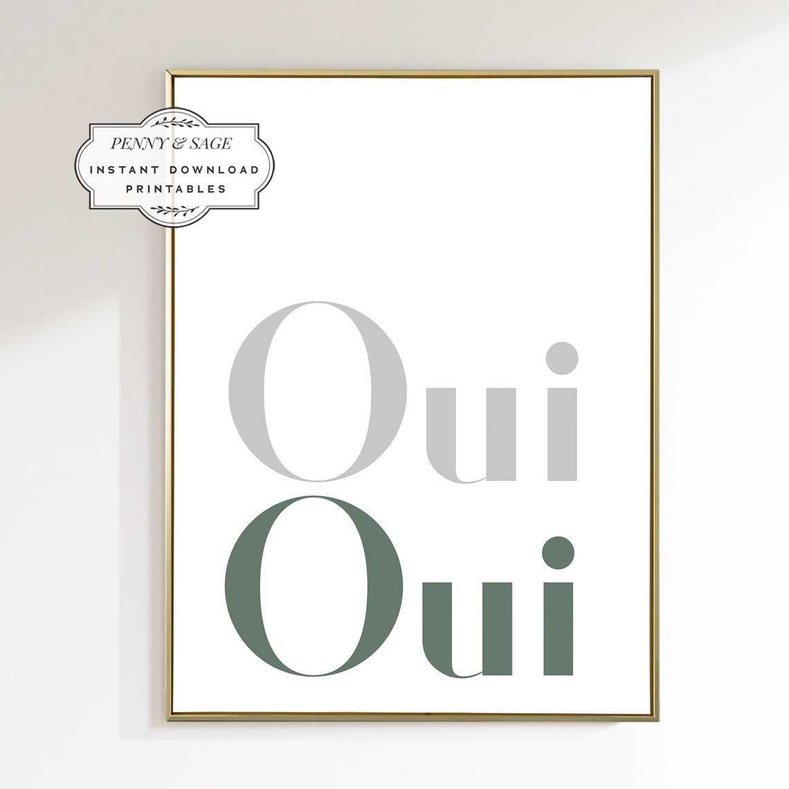 Oui Oui French Quote Bathroom Wall Art Funny Bathroom Art Bathroom Sign New Home Decor Above Toilet Print Toilet Typography Art - Image 2