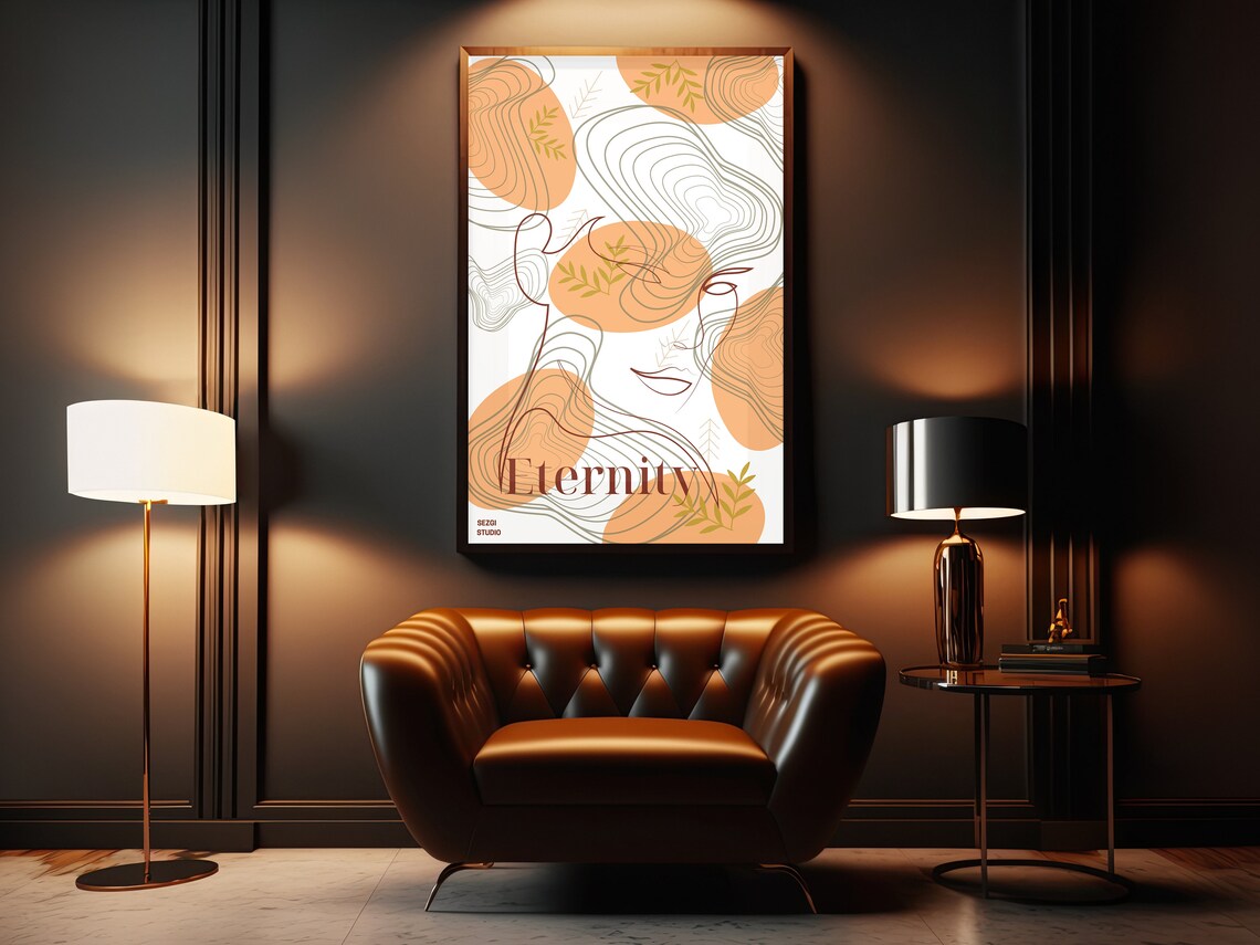 Eternity Wall Art Boho Print Abstract Poster The Divine Feminine