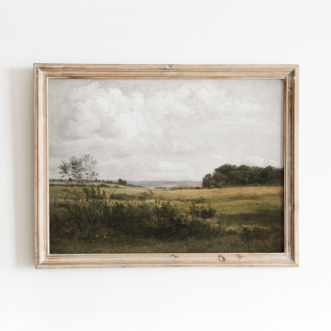 Rural Denmark Vintage Landscape Art Print