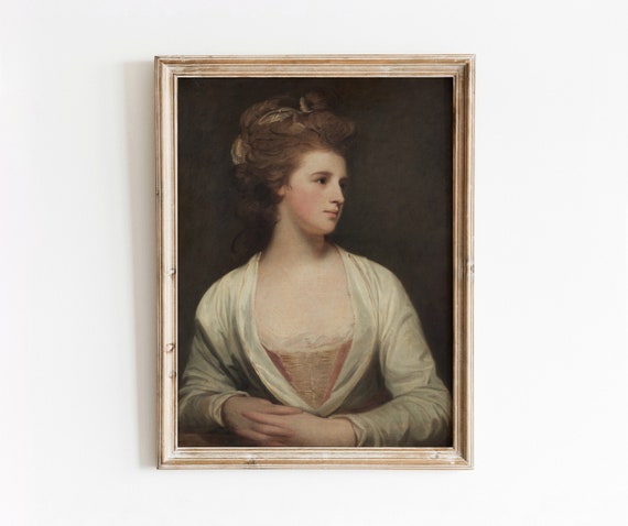 Portrait of a Woman Vintage Victorian Portrait Art Print