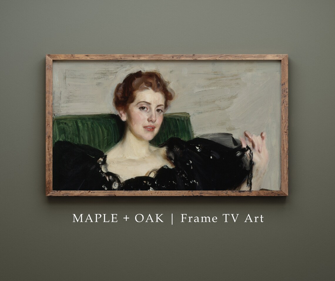 Vintage Portrait Of A Fancy Woman Art Print