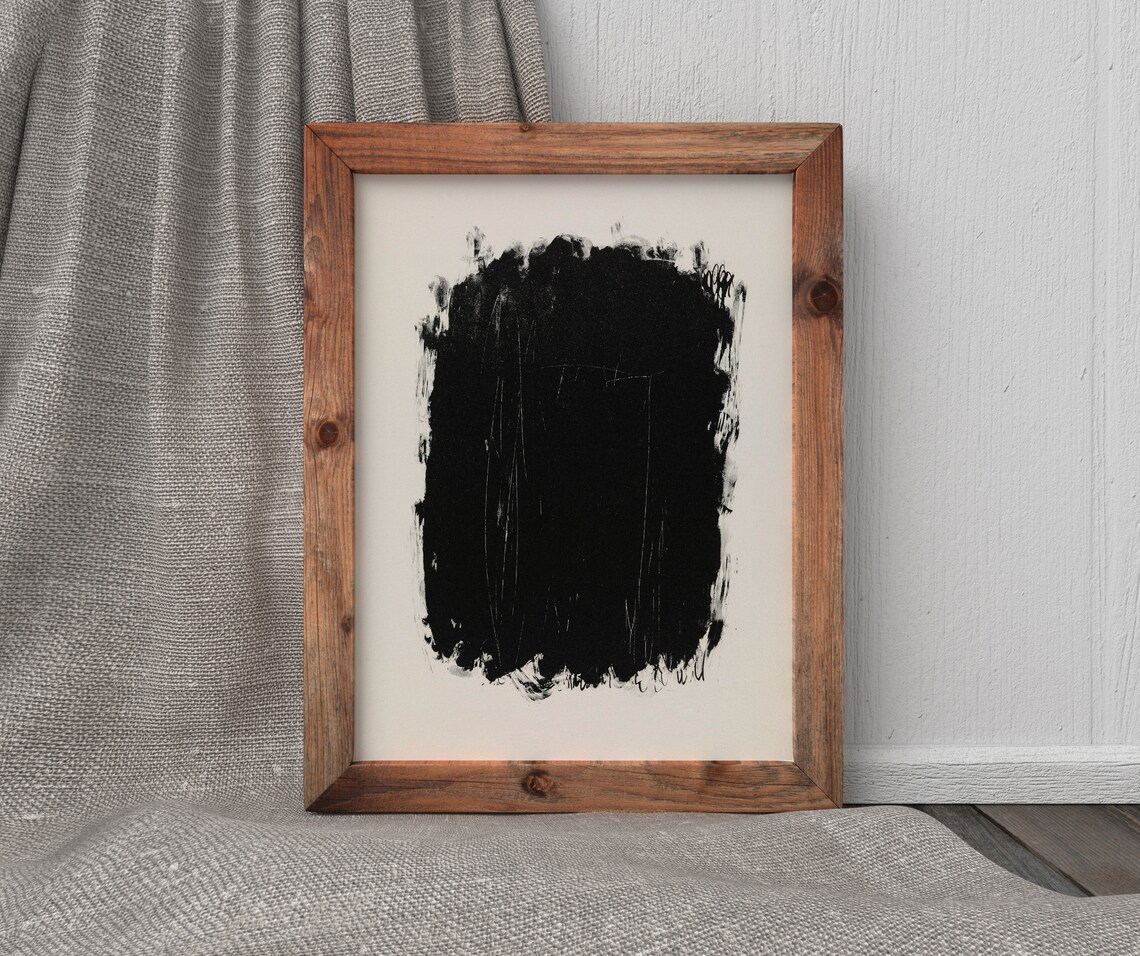 The Void Vintage Abstract Lithograph Art Print - Image 2