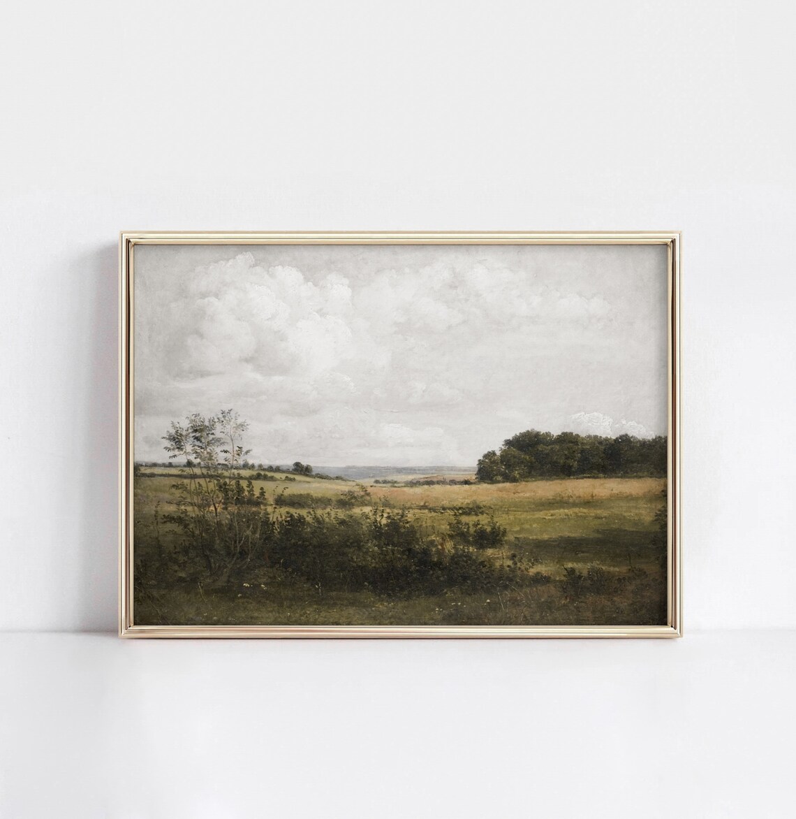 Rural Denmark Vintage Landscape Art Print - Image 2