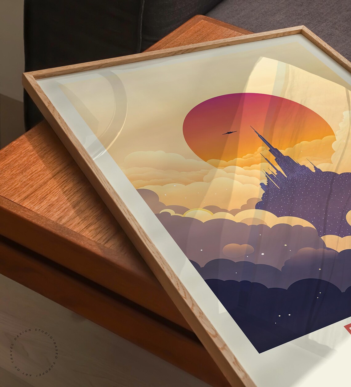 Star Wars Bespin Escape to the Cloud City Vintage Travel Poster - Image 2