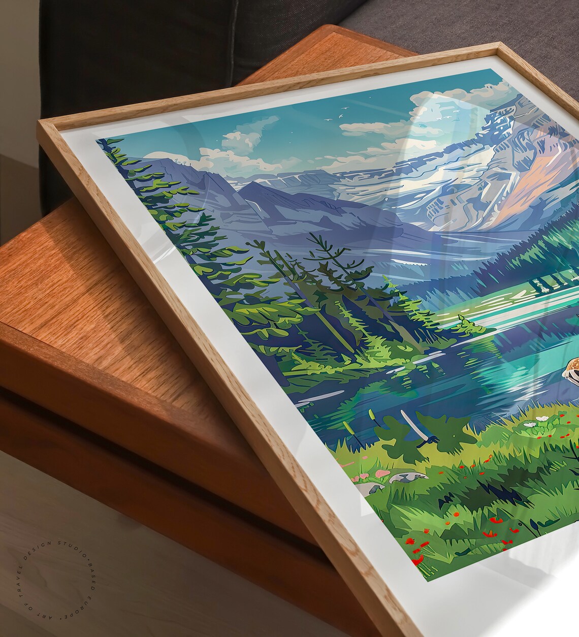 Jasper National Park Travel Poster, Canada Travel Print - Image 3