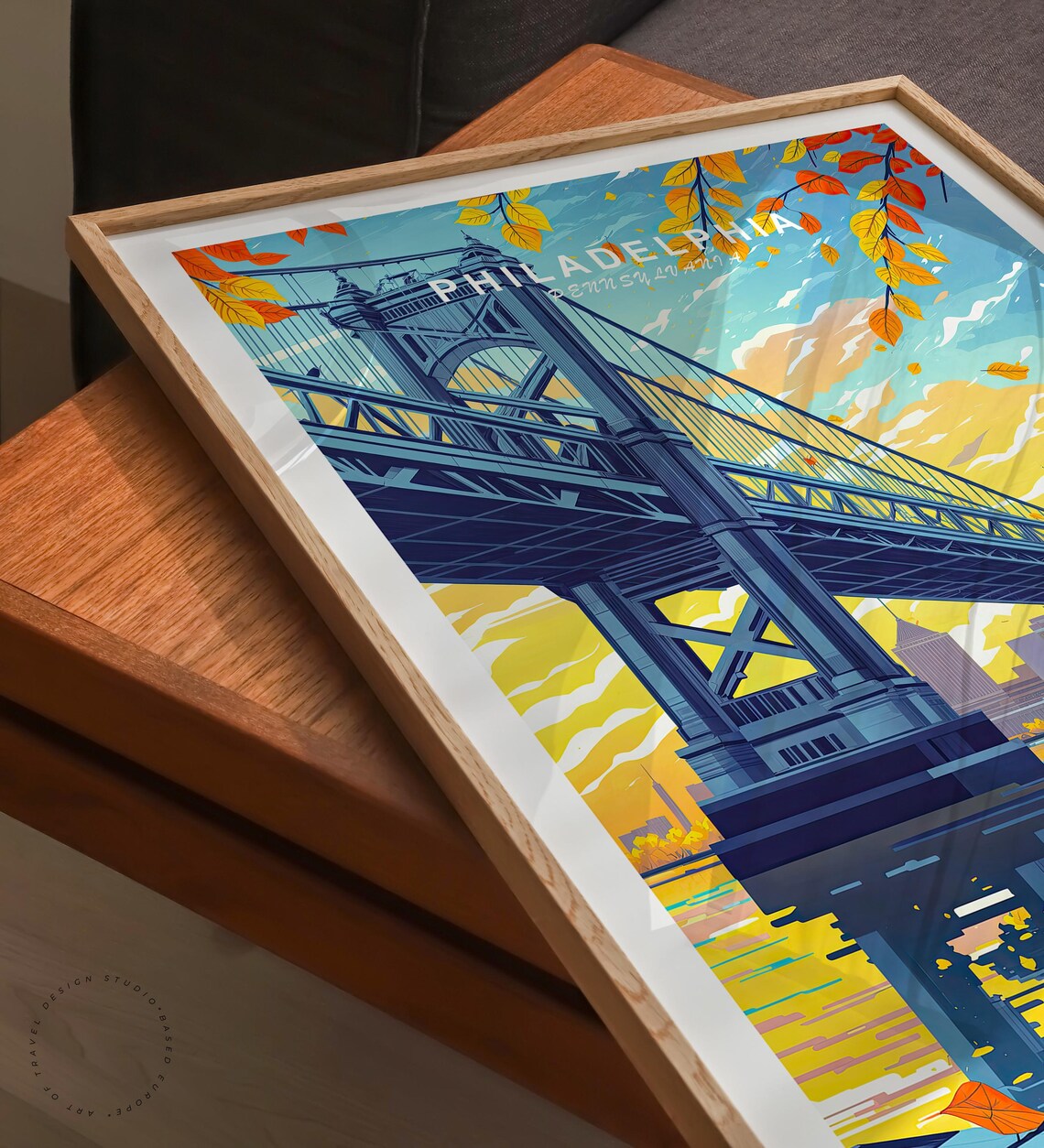 Philadelphia Travel Poster, Pennsylvania Wall Art Print - Image 3