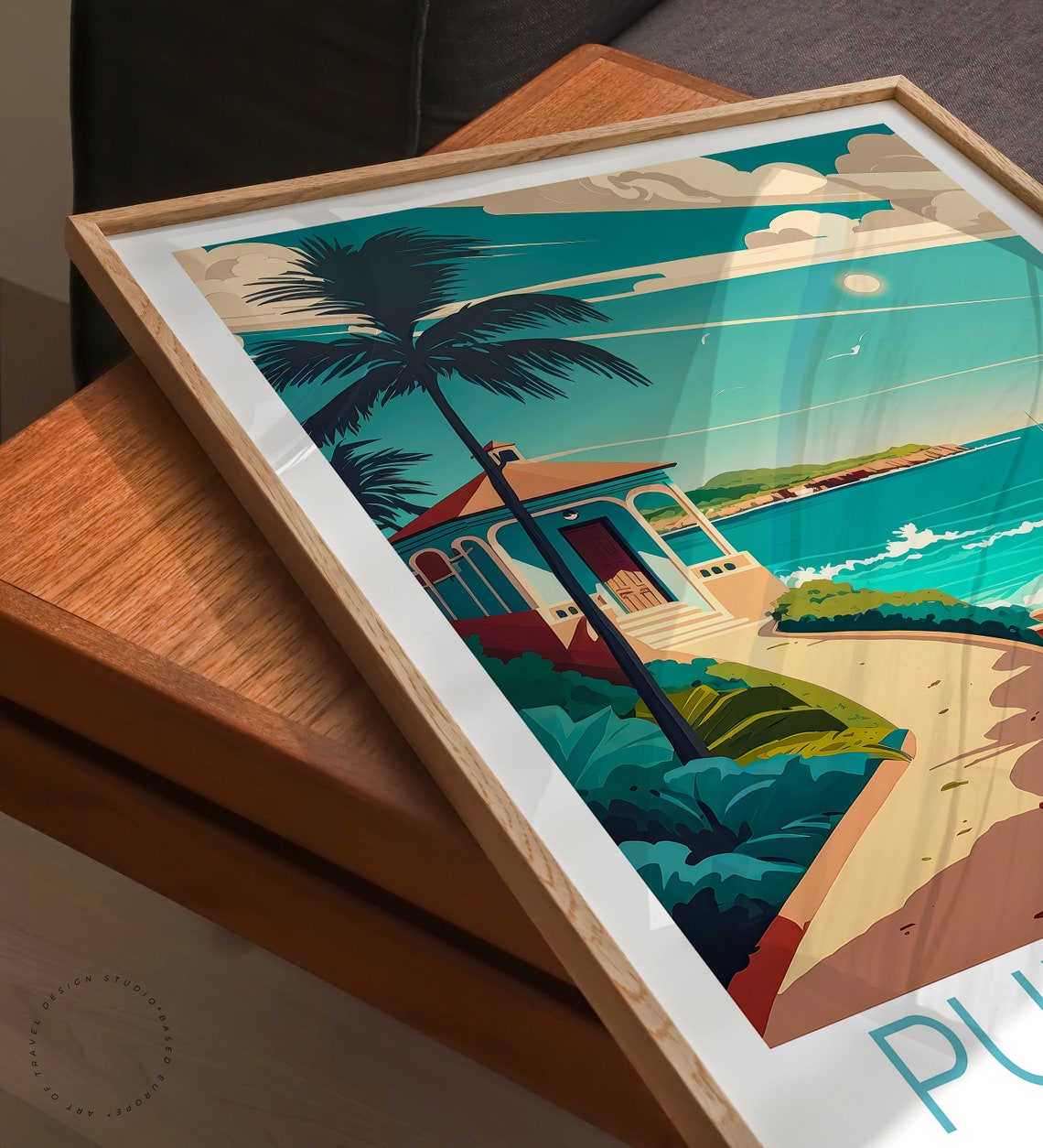 Puerto Rico Travel Poster Caribbean Wall Art Puerto Rico Print Home Decor Personalised Travel Poster Birthday Gifts - Image 3