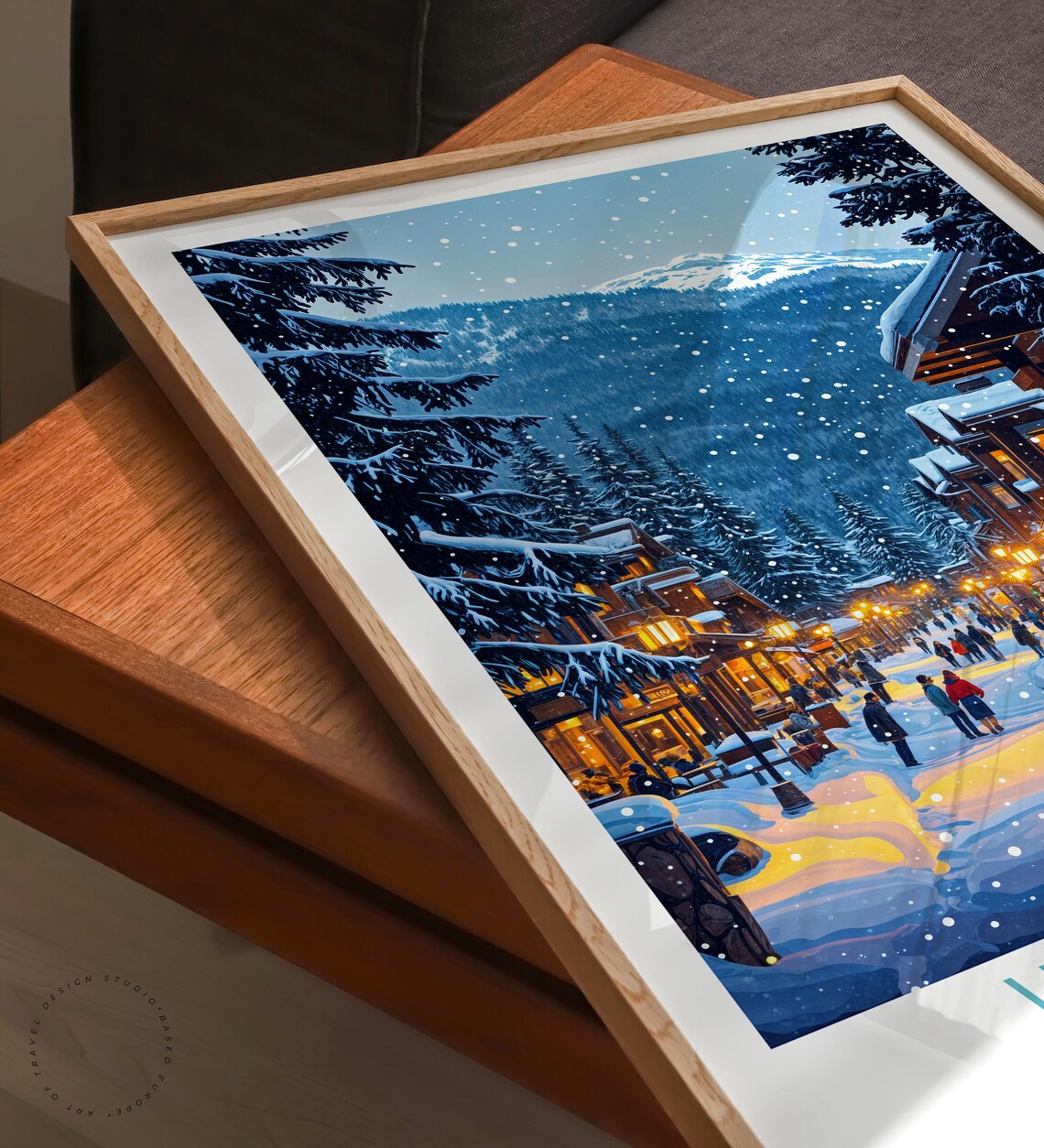 Whistler Travel Poster, Canada Ski Resort Art Print - Image 6