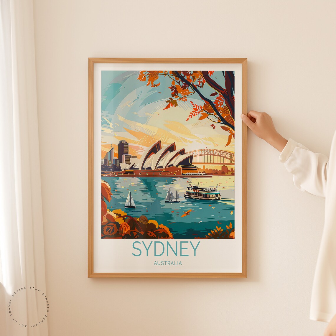 Sydney Australia Birthday Gifts Travel Poster - Image 2
