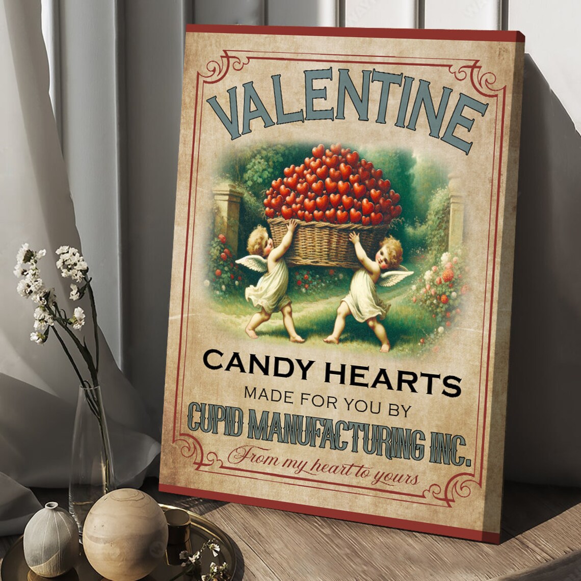 Cupids Ensemble Love Poster Print, Valentine's Day - Image 3