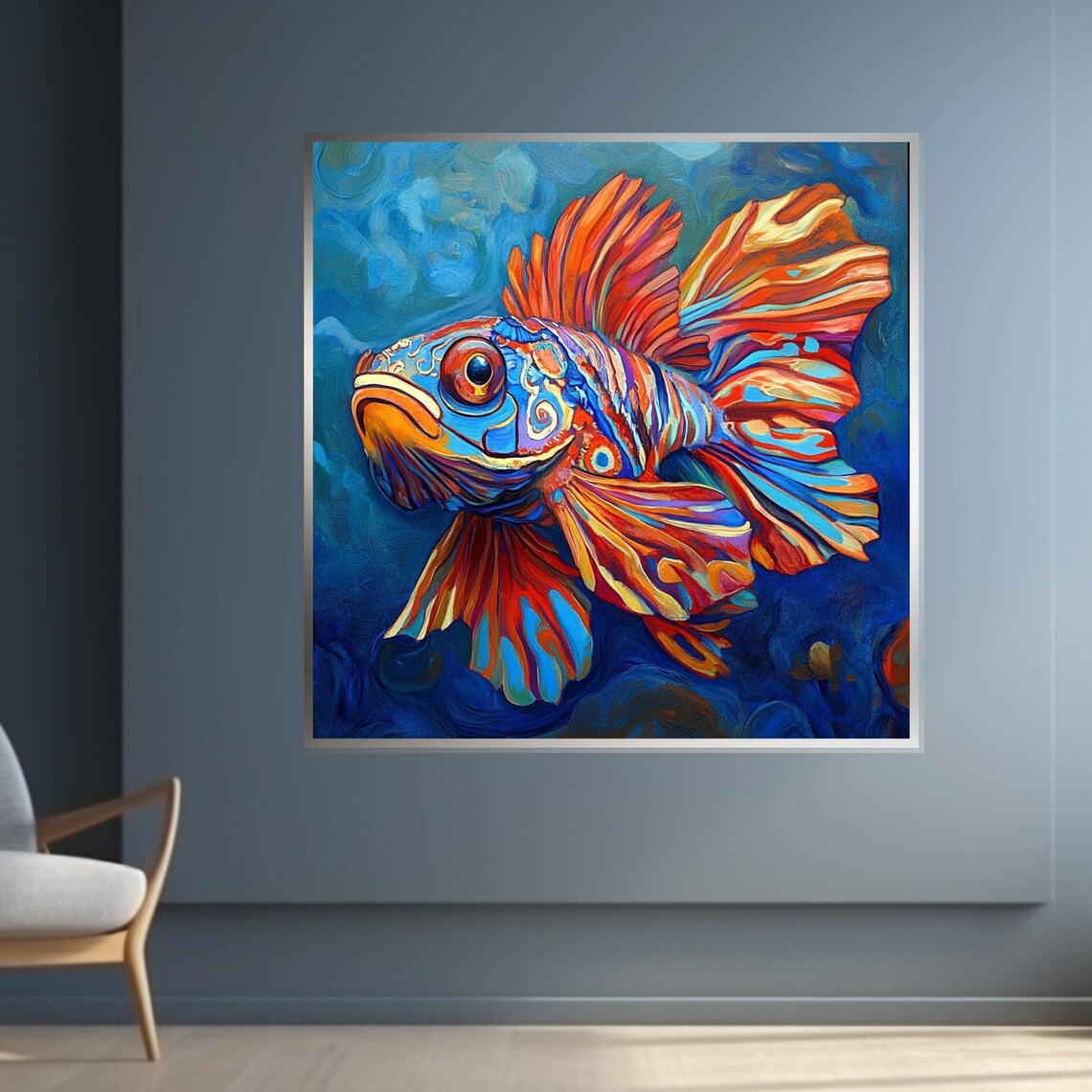 Colorful Fish Sea Life Art Print, Ocean Decor - Image 4