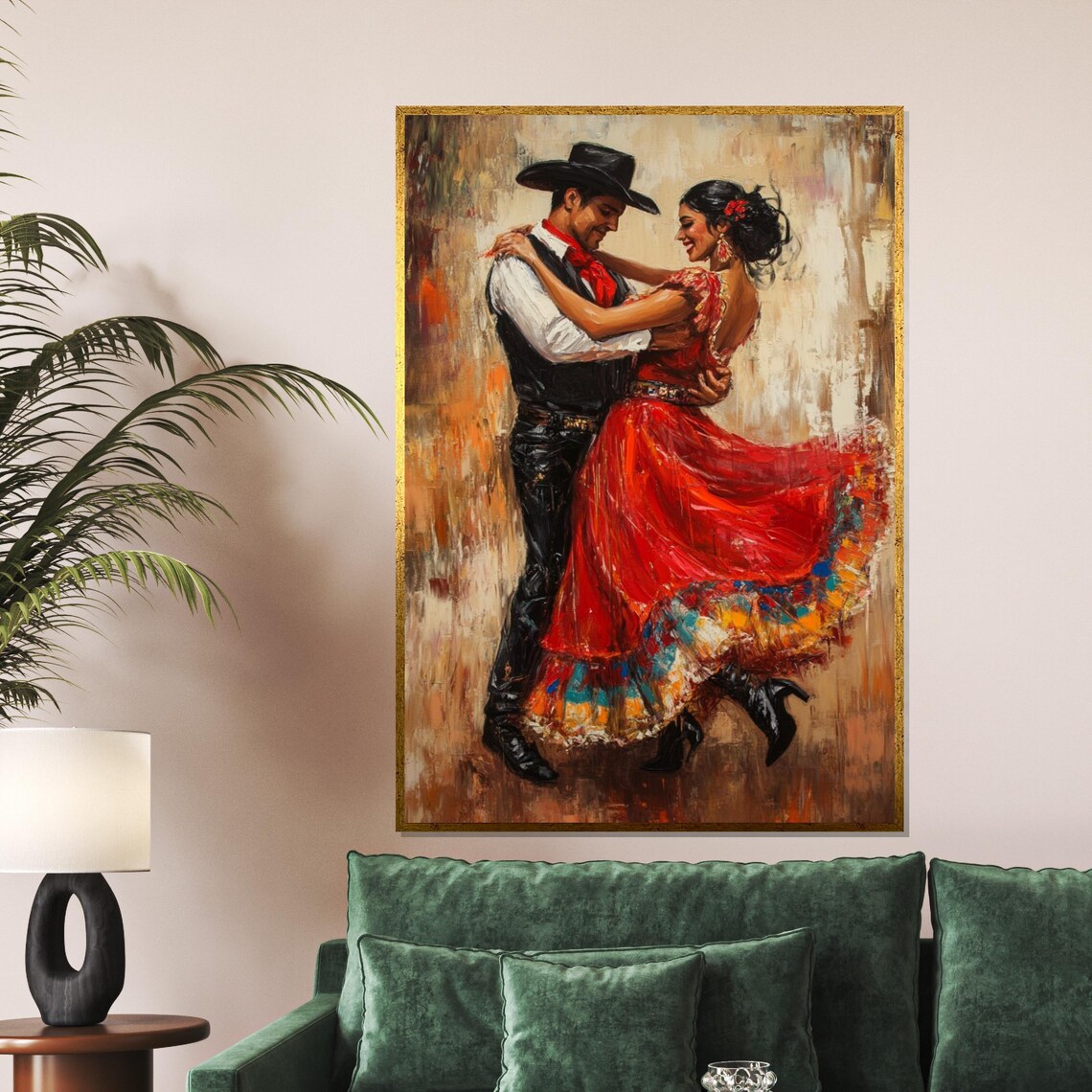 Flamenco Dance Spanish Dancers Art Print
