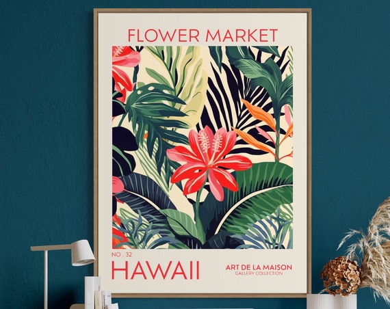 Flower Market - Botanical Vintage Decor, Matisse