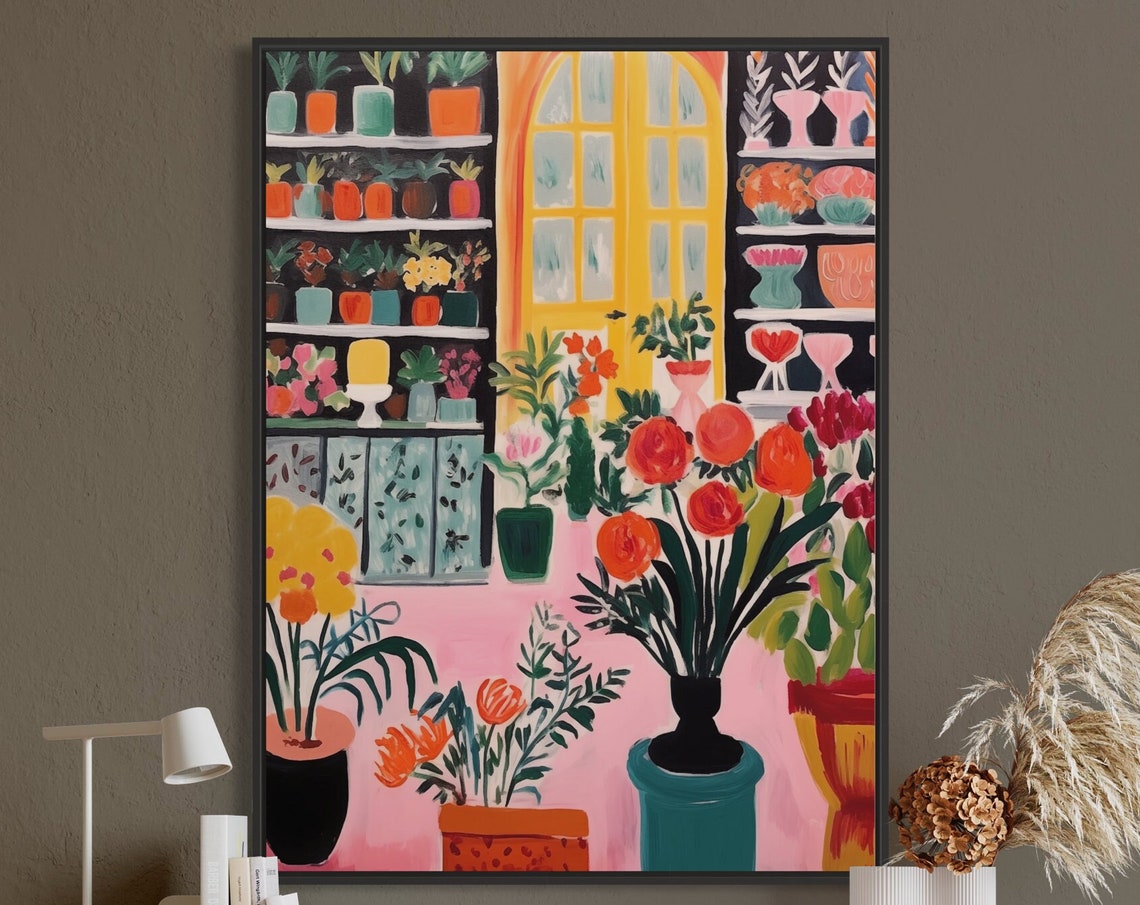 Flower Shop Print, Matisse Floral Decor - Image 5