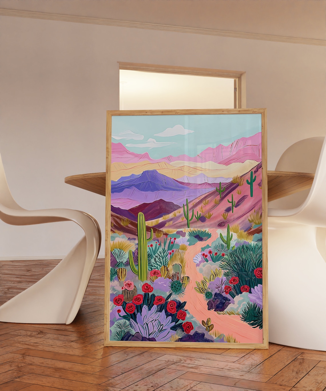 Death Valley National Park Travel Art Print, California - Image 2