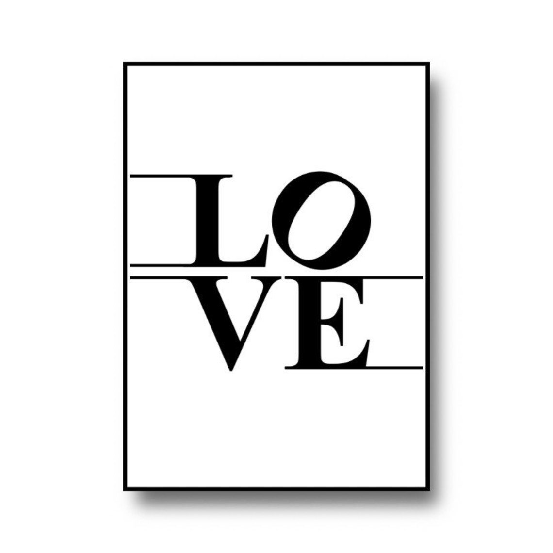 Love Wall Art Quote Print