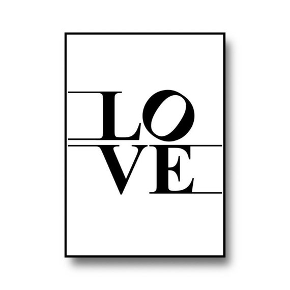 Love Wall Art Quote Print