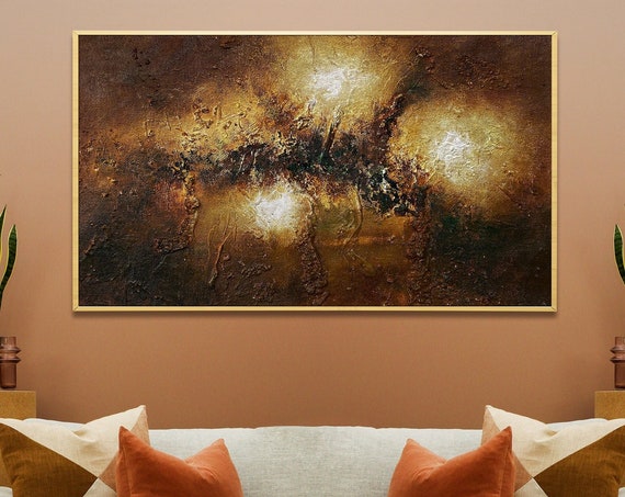 Golden Whites Extra Large Abstract Painting Original Acrylic Art Painting Large Wall Art Home Decor Bold Artwork Art