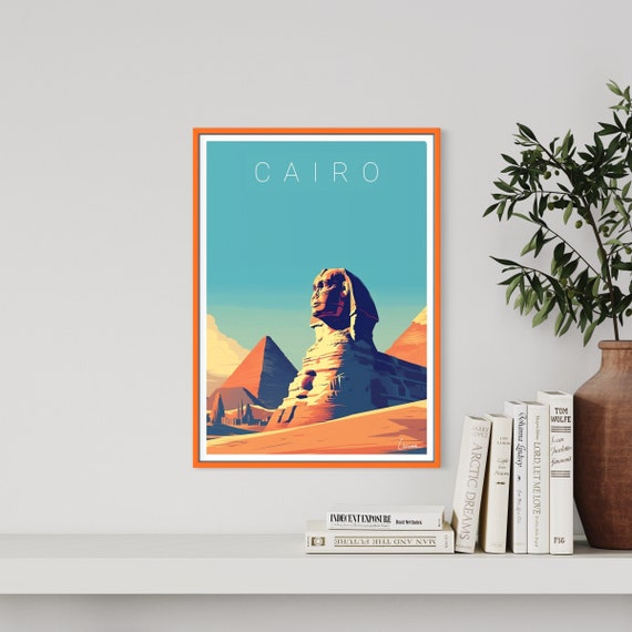 Illustration Poster Of Cairo I Egypt Tutankhamun Pharaoh