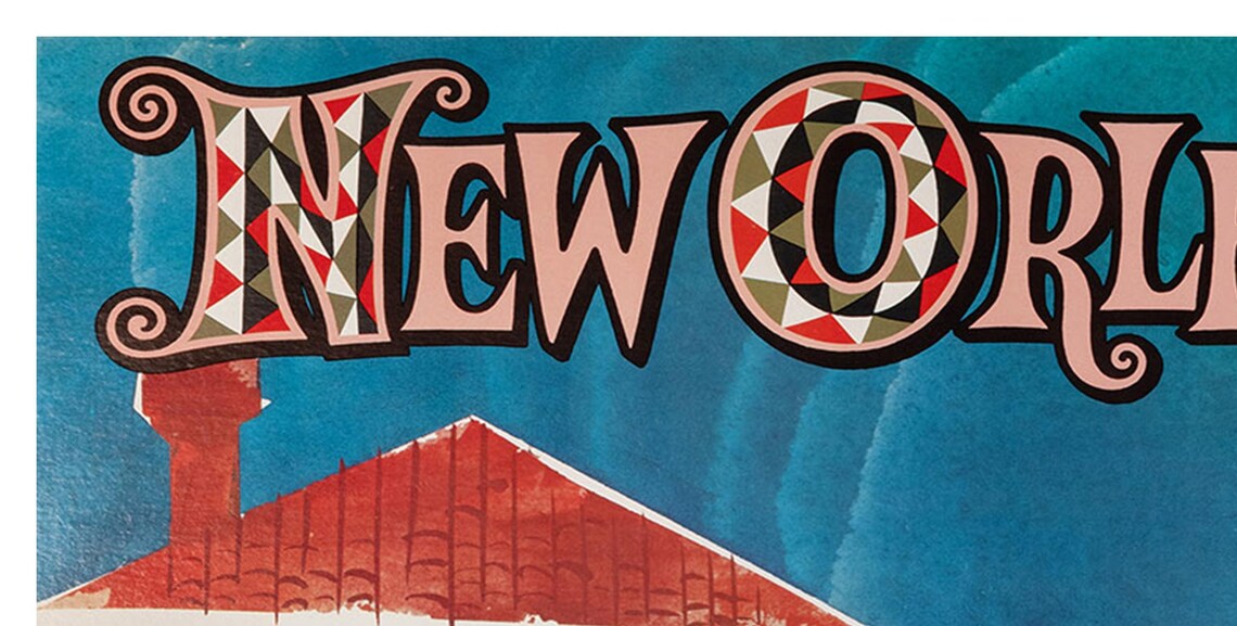 New Orleans Eastern Airlines Travel Poster, Louisiana - Image 2