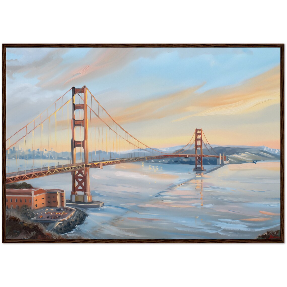 San Francisco Golden Gate Cityscape Art Print