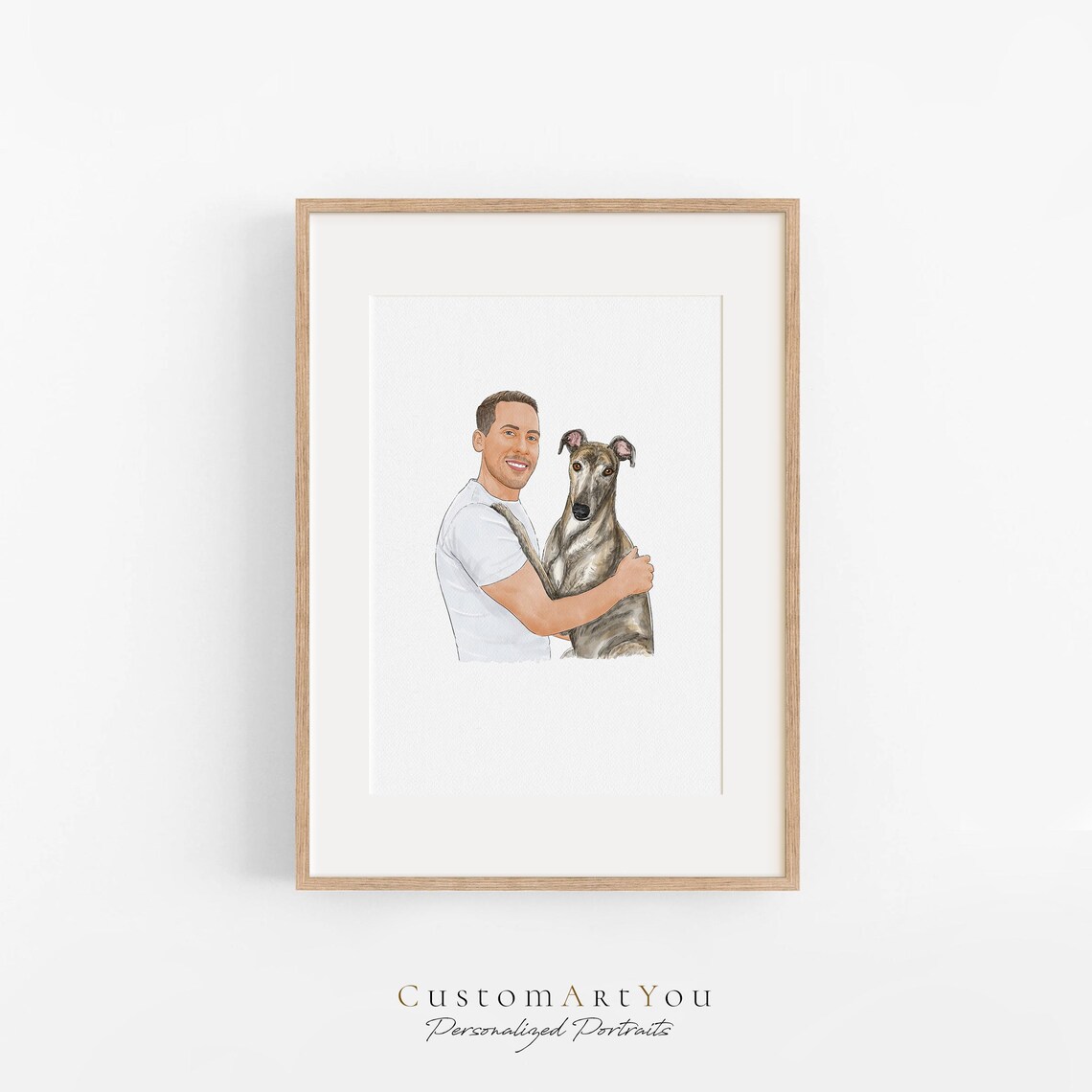Custom Portrait From Photo, Family Watercolor Art Print - Image 4