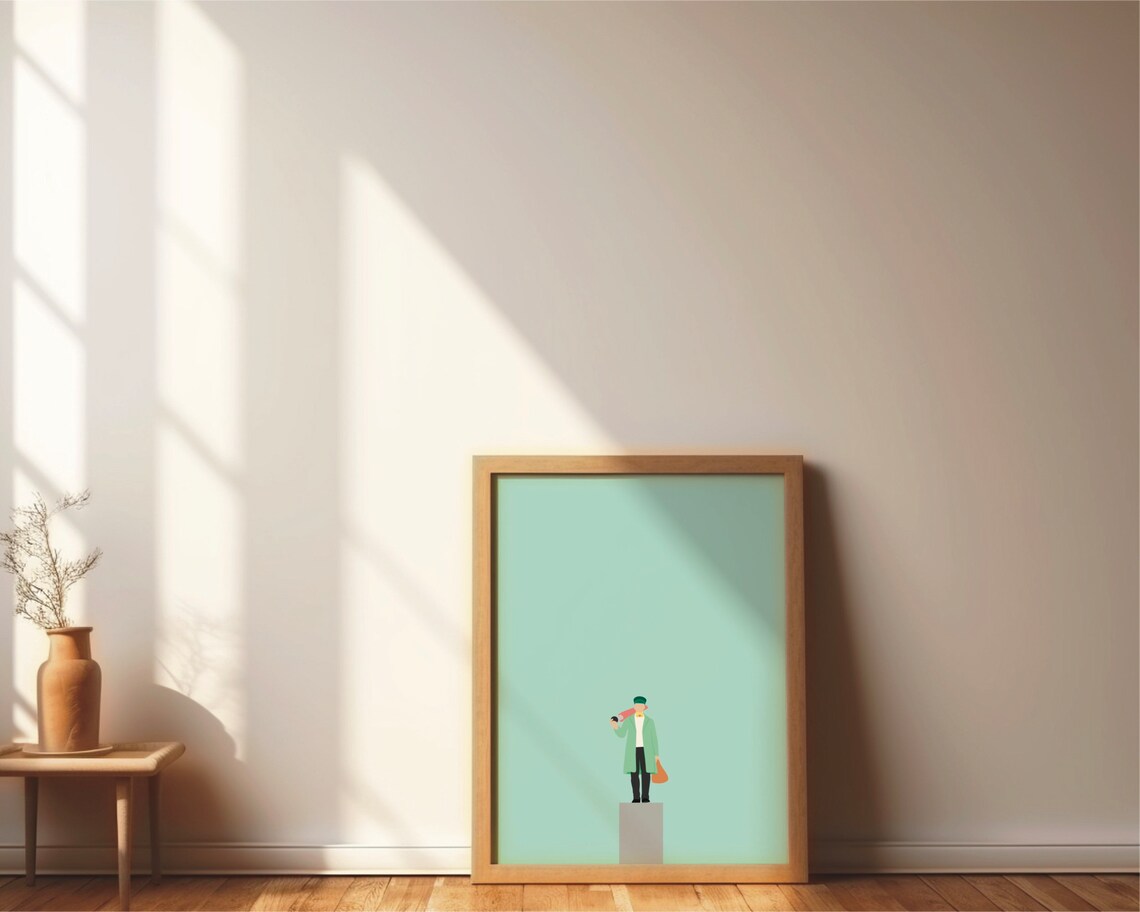 Meister Ponzelar Krefeld Minimal Modern Art Print - Image 2
