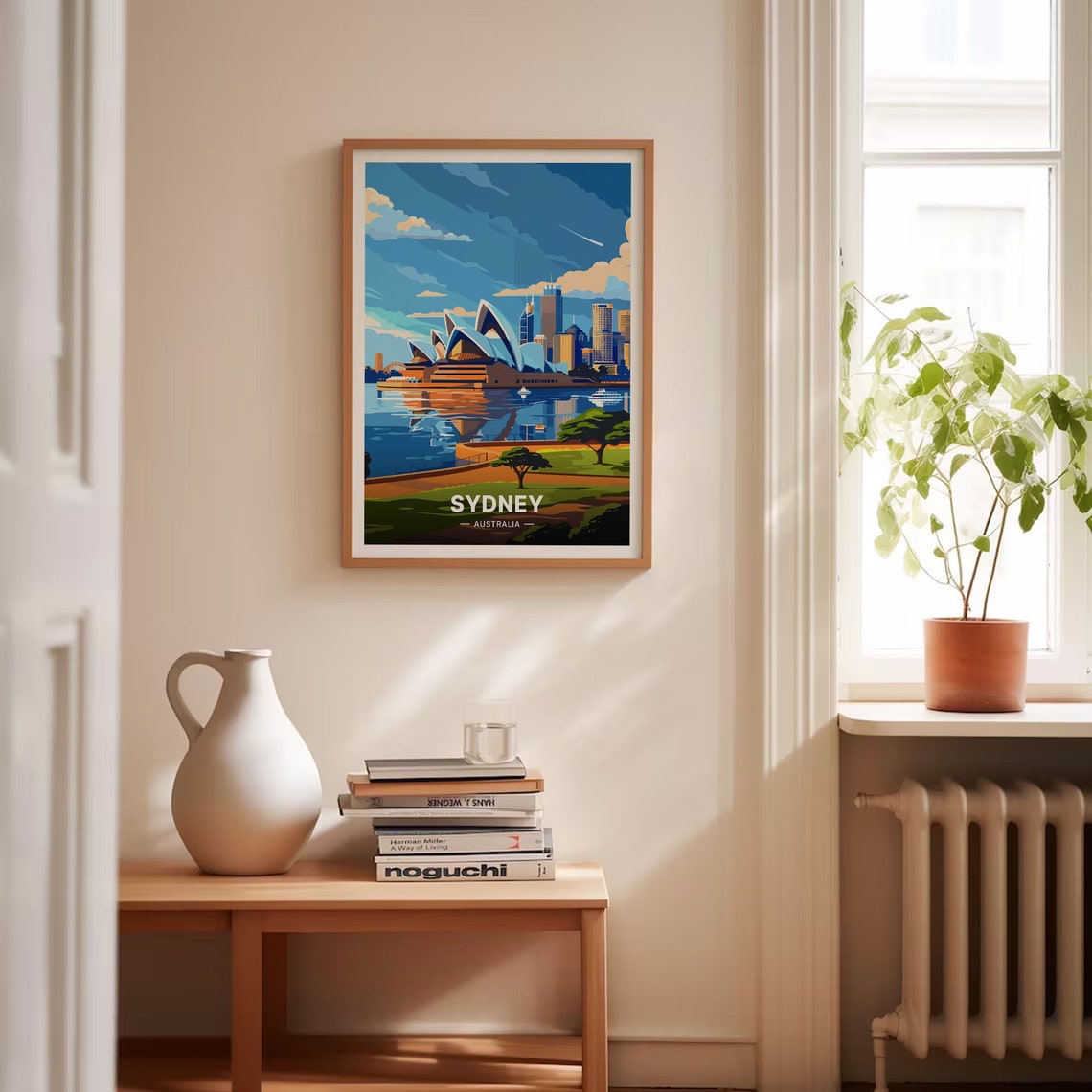 Sydney Australia Opera House Sail Shells Harbour Skyline Travel Poster - Image 4
