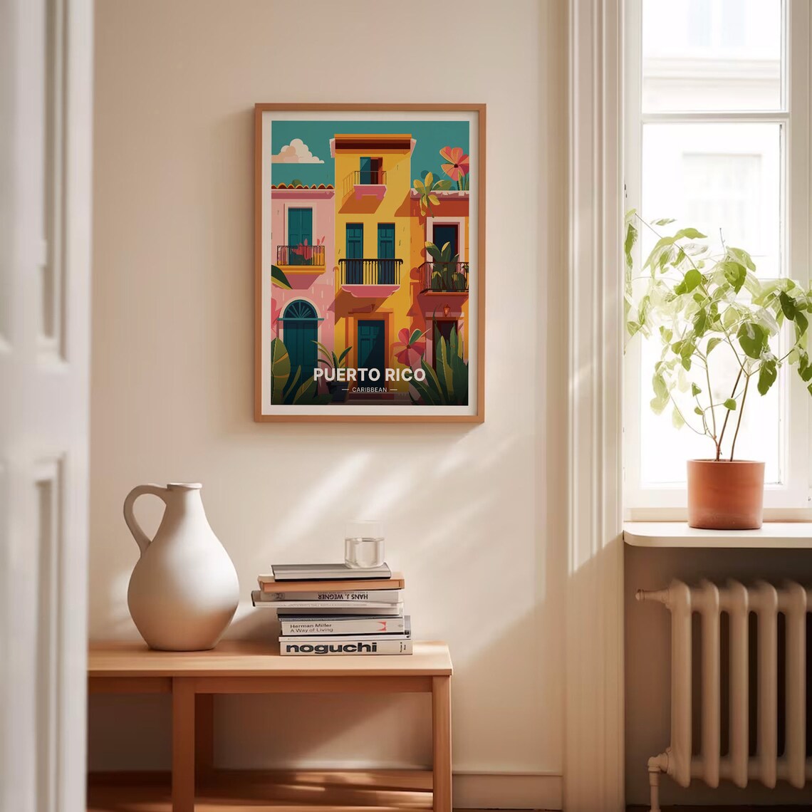 Puerto Rico Mid Century Modern Travel Poster - Image 4