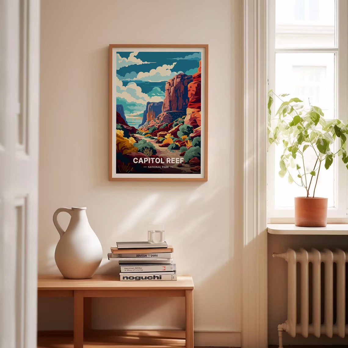 Capitol Reef National Park Red Rock Canyon Utah Desert Poster - Image 4
