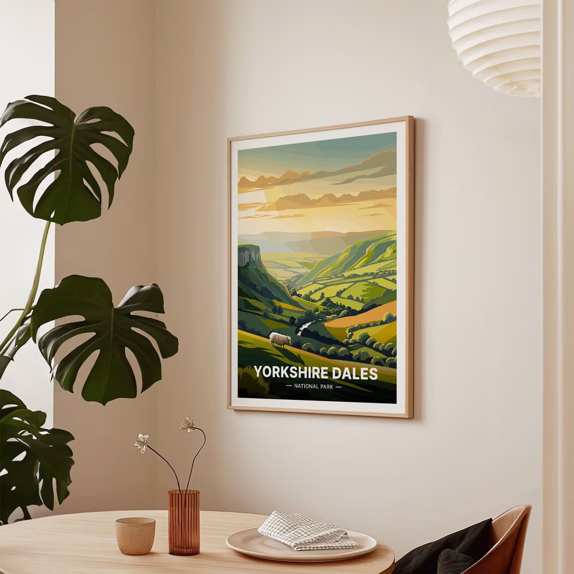 Yorkshire Dales National Park Travel Poster, England - Image 2