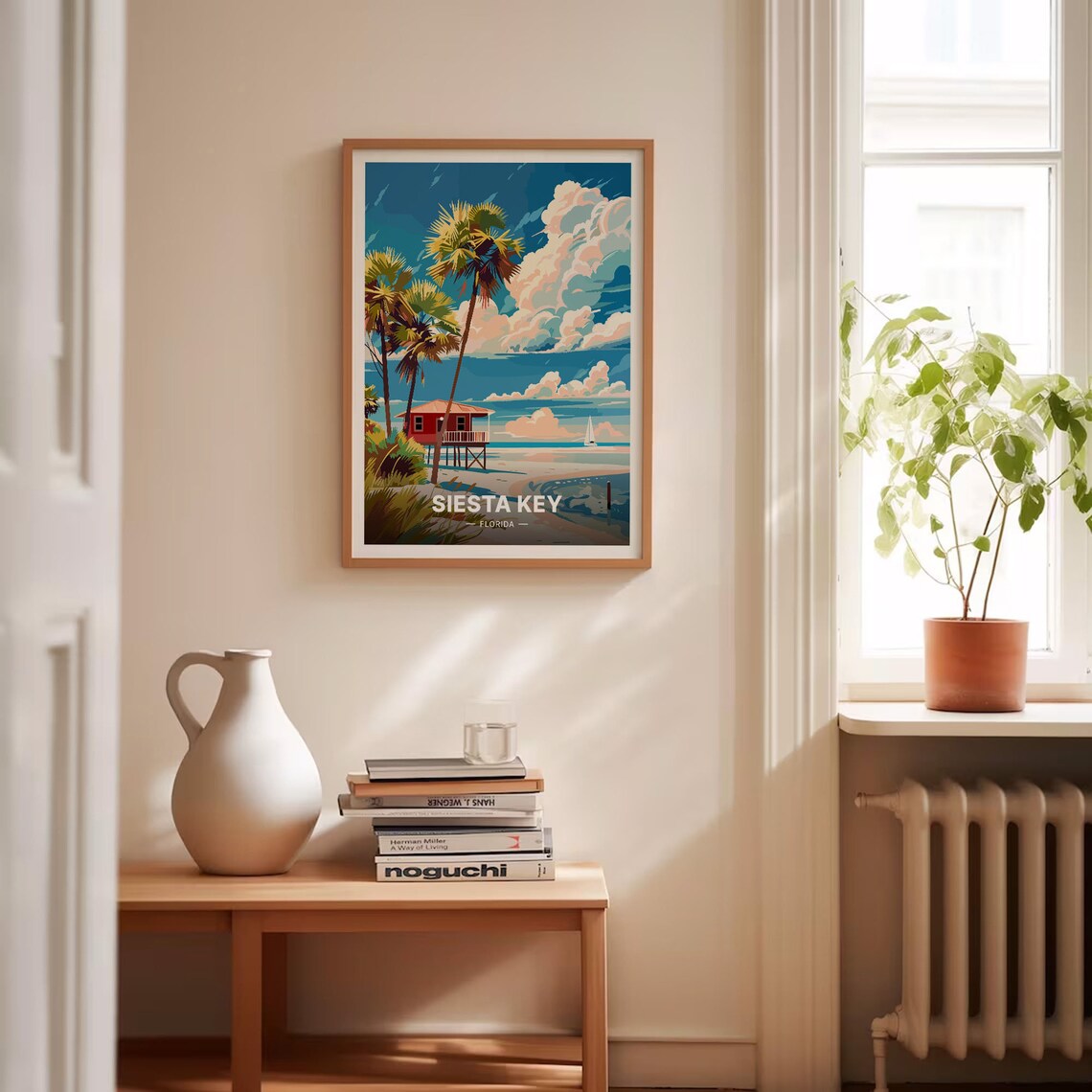 Siesta Key Travel Poster, Florida Beach Wall Art - Image 4