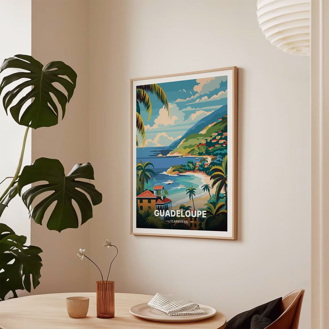 Guadeloupe Caribbean Poster Travel Wall Art Unique Birthday Gift Idea Home Decor C20 944 - Image 2