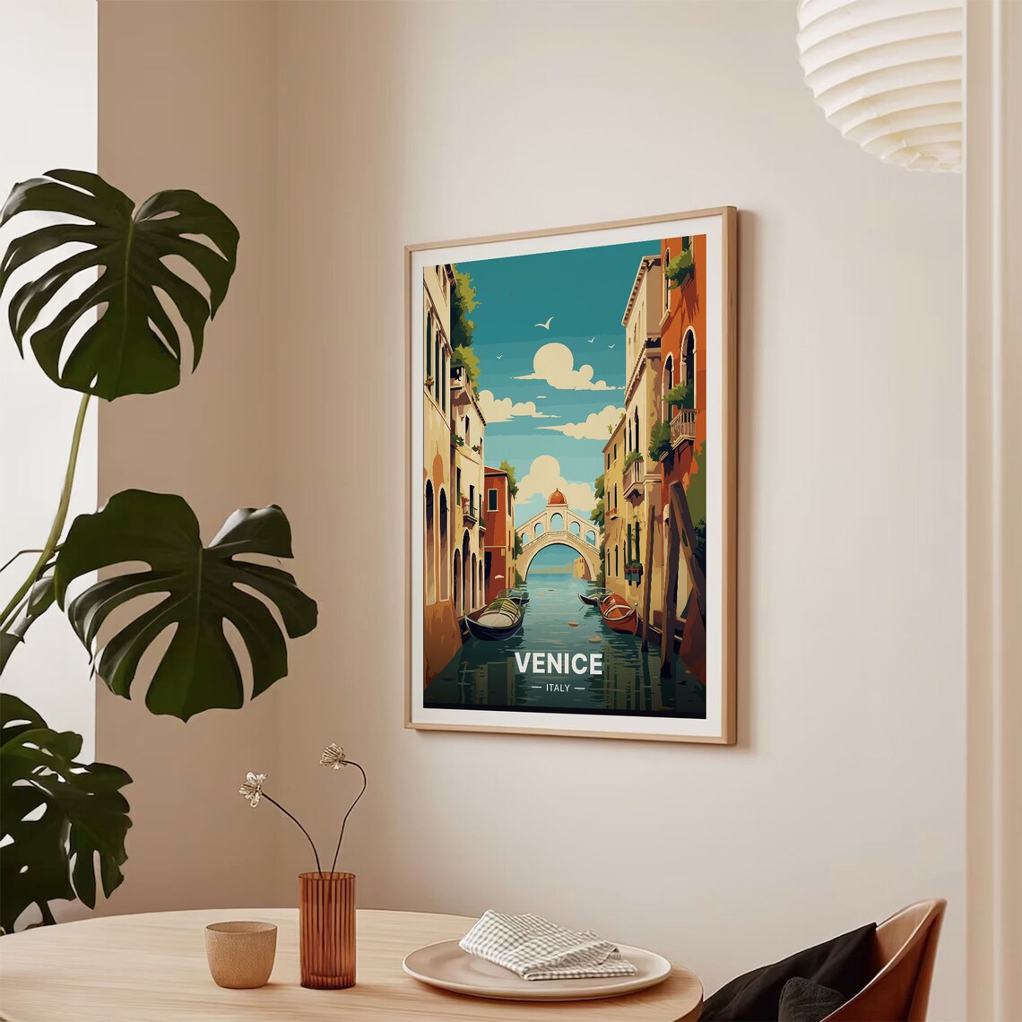 Venice Italy Vintage Travel Poster Art Print - Image 2