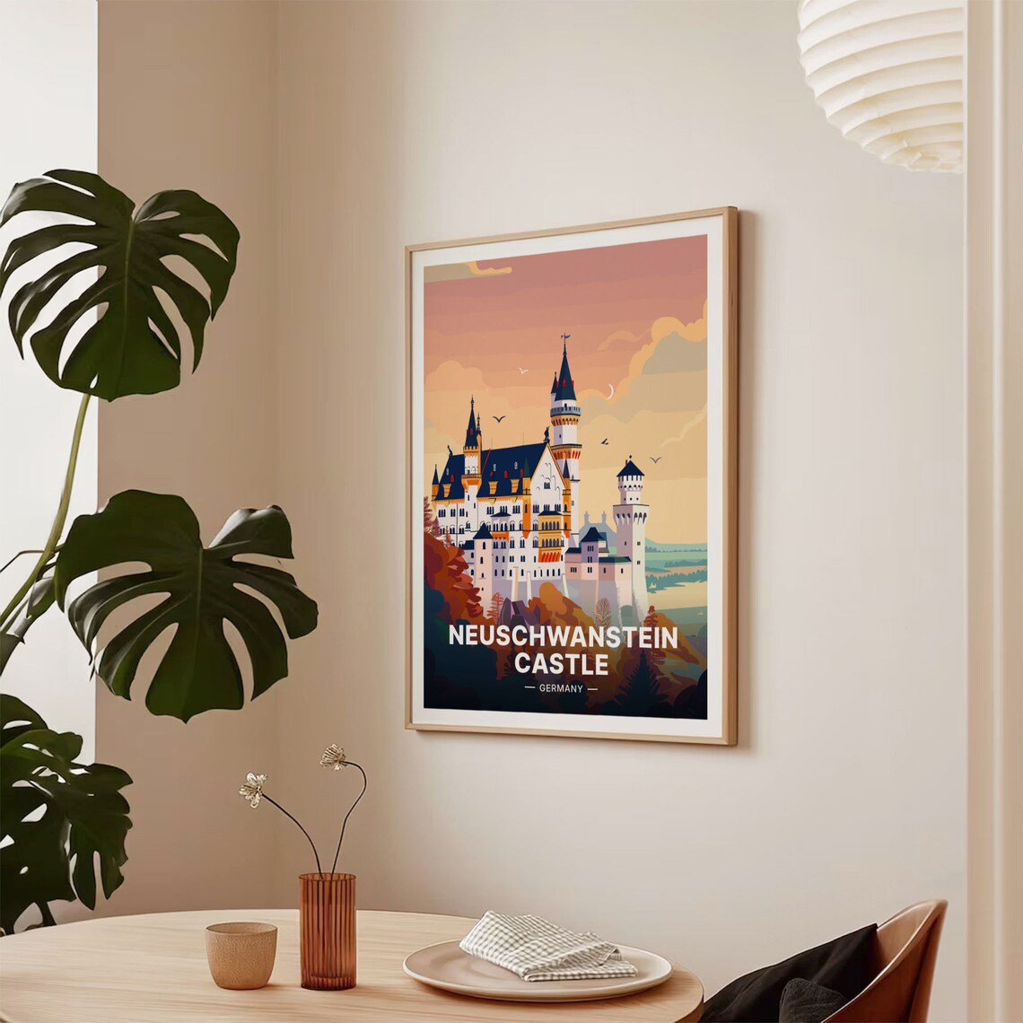 Neuschwanstein Castle Gift For Travelers Poster - Image 2