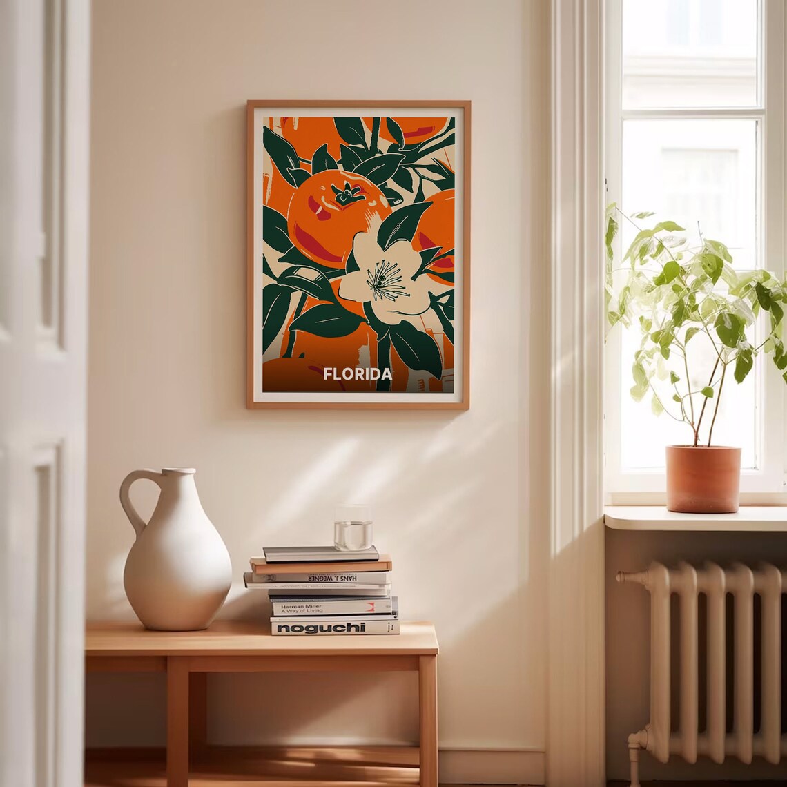 Florida Orange Blossom Botanical Travel Poster - Image 4