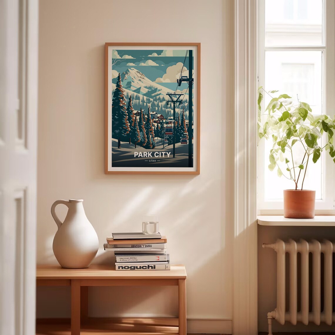 Park City Ski Resort Travel Poster Art Print - Image 4