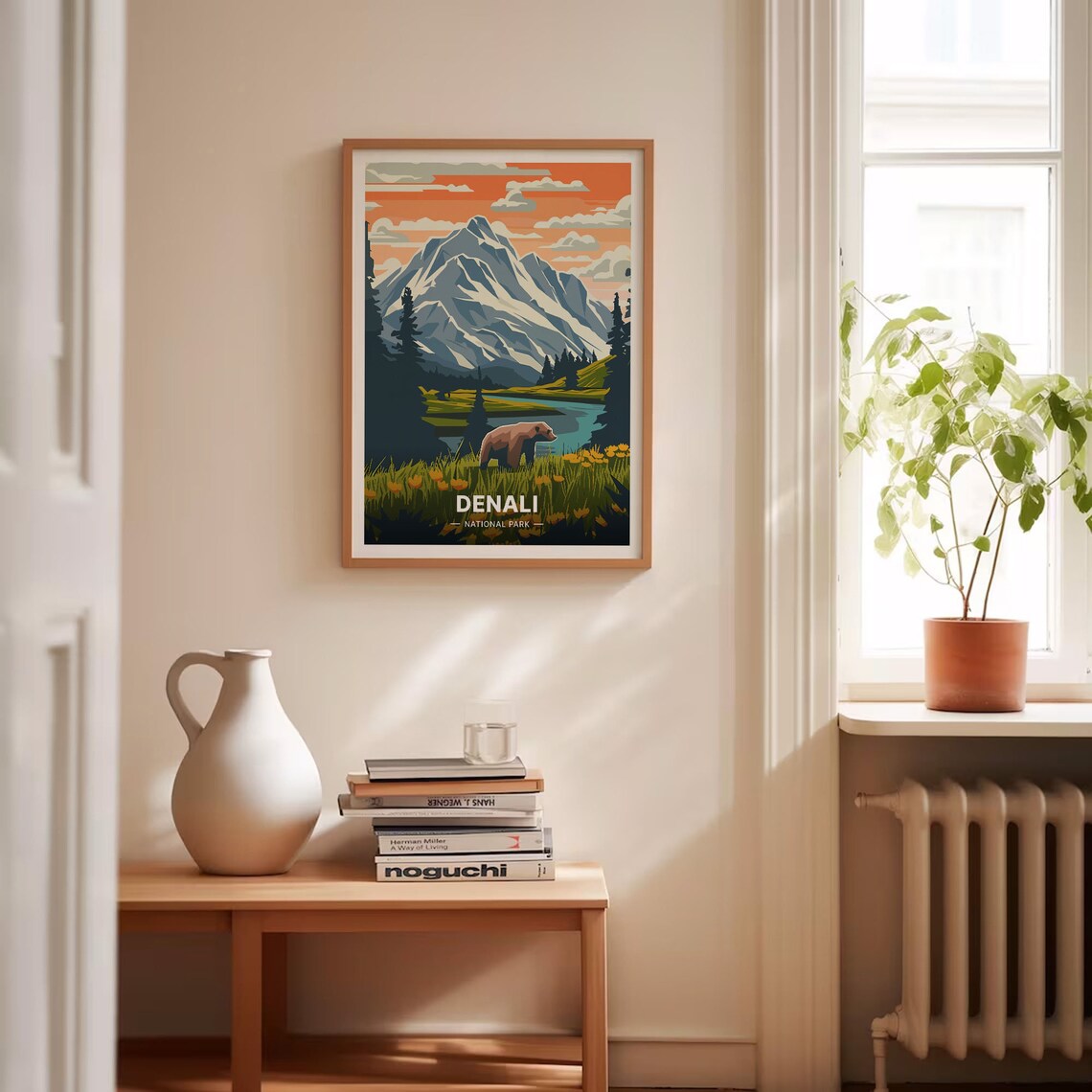 Denali National Park Bear Landscape Poster - Image 4