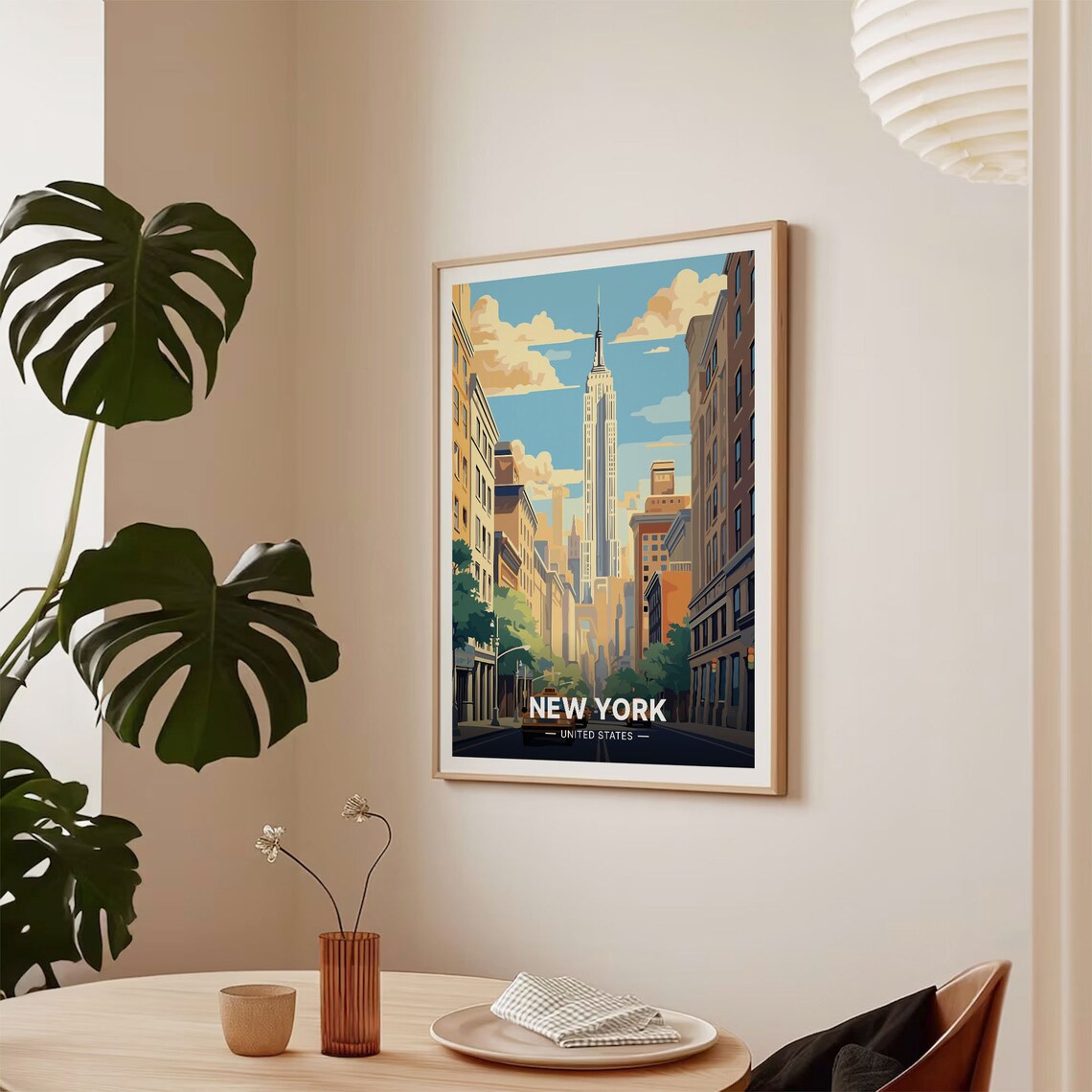 New York City Skyline Travel Poster, Urban Explorer - Image 2