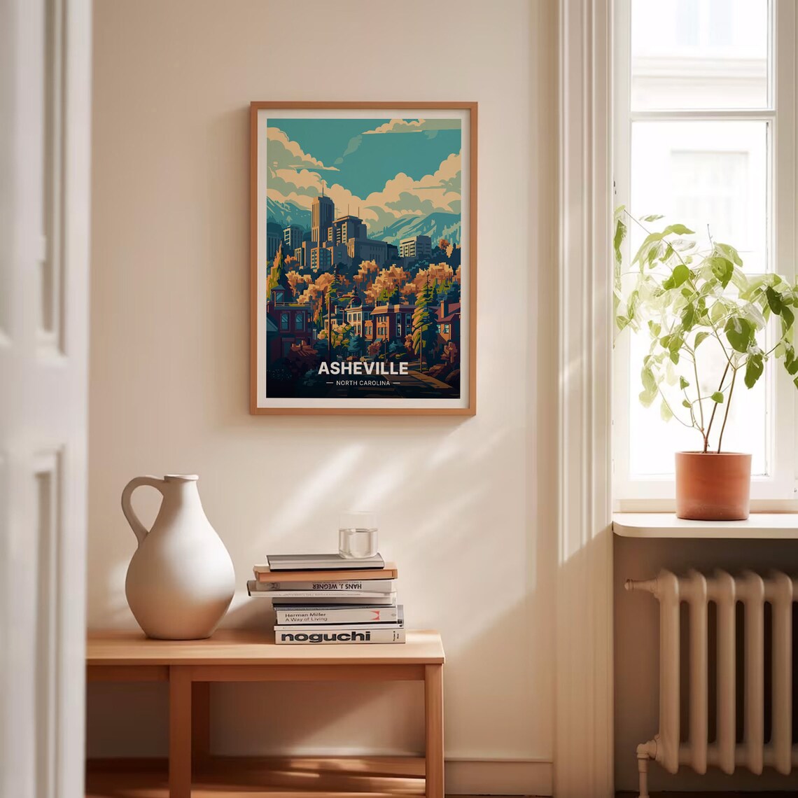 Asheville Travel Poster, North Carolina Art Print - Image 4