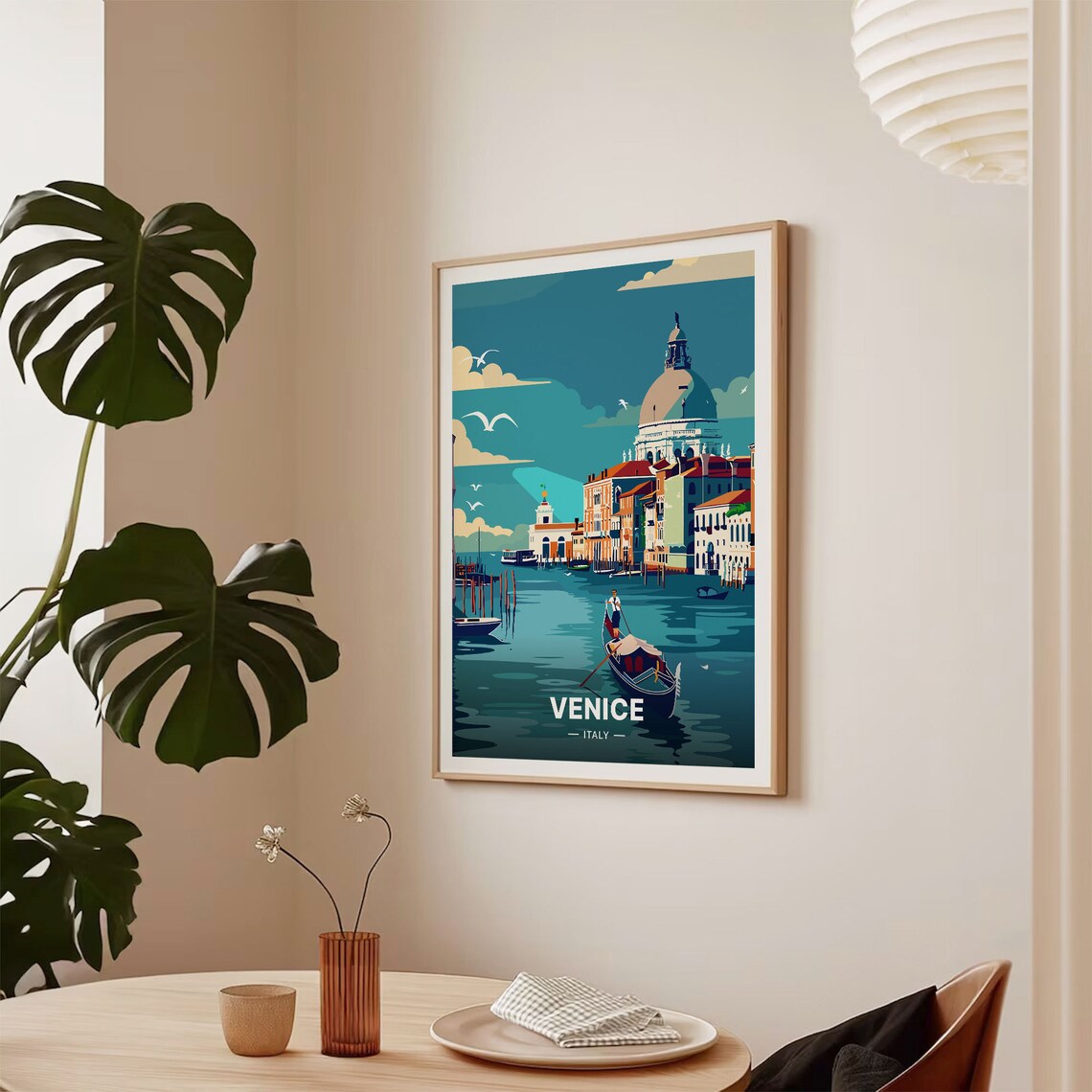 Venice Travel Poster, Italy Home and Office Artwork - Image 2