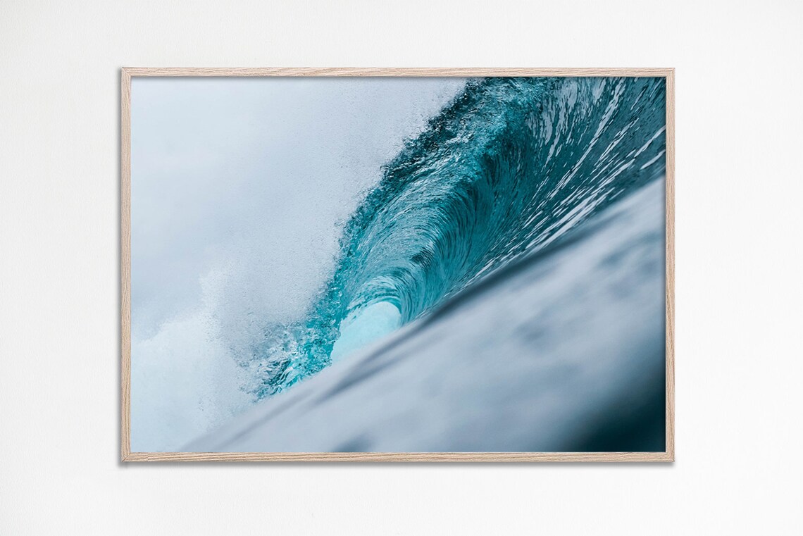 Wave Photography Ocean Waves Surf Art Print