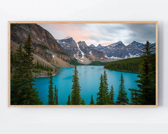 Lake House Samsung Frame Tv Art Landscape Wallpaper