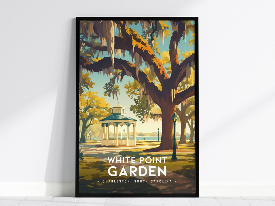 Charleston South Carolina White Point Garden Art Print