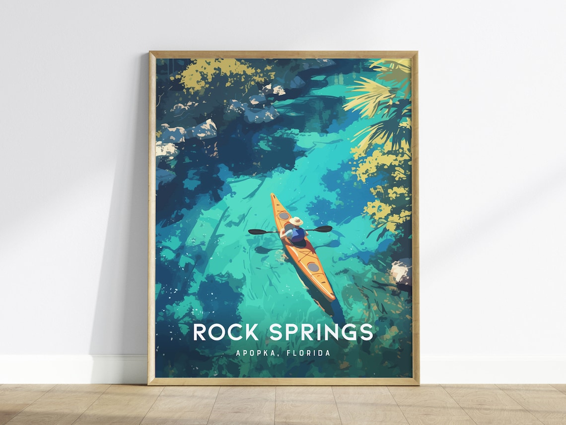 Rock Springs Run Apopka Florida Travel Poster