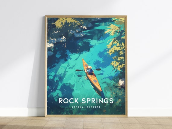 Rock Springs Run Apopka Florida Travel Poster